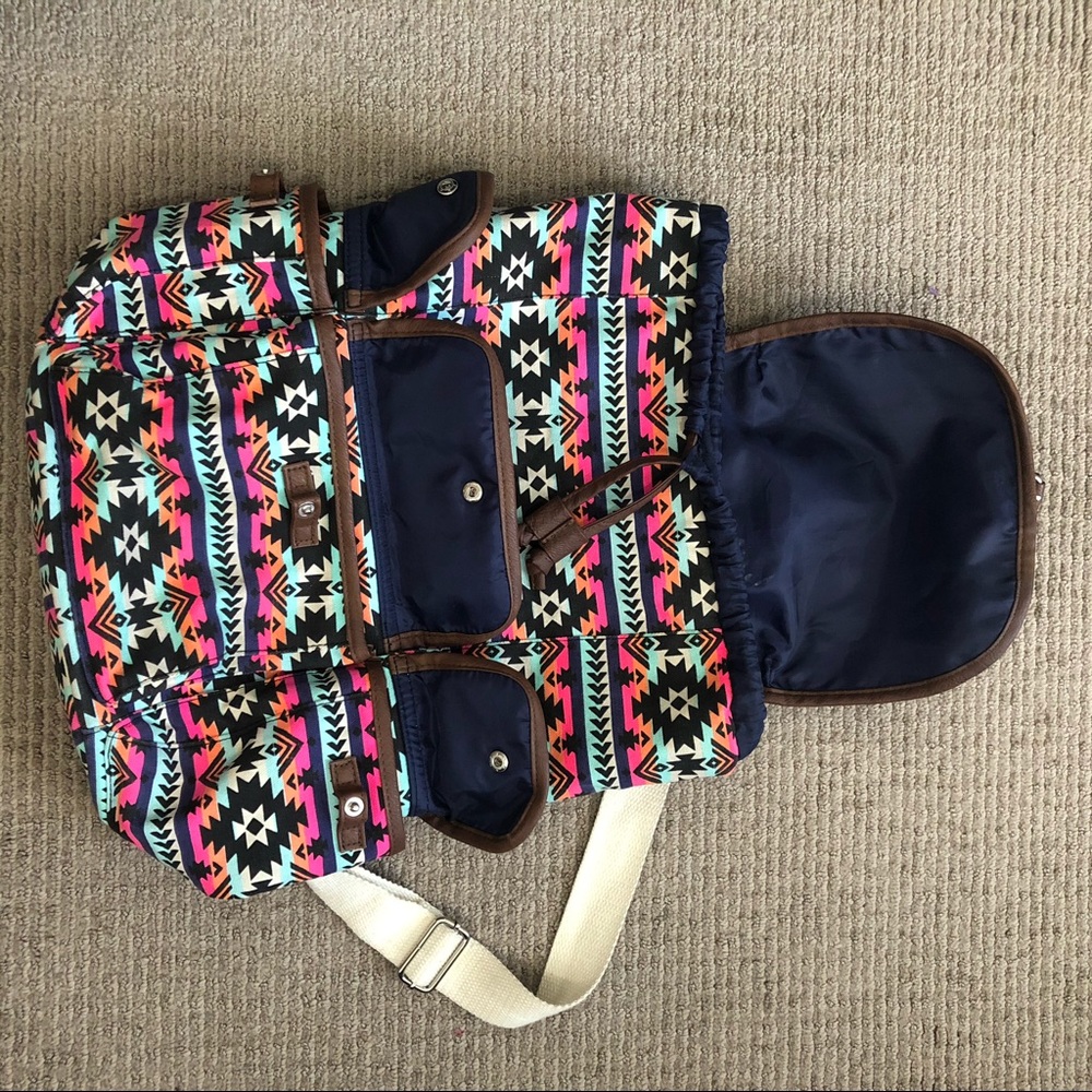 Drawstring Backpack Tribal Print - Picture 10 of 10